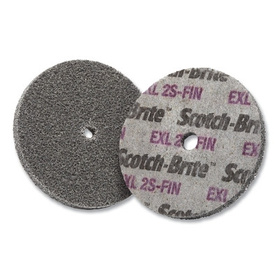 Scotch-Brite 7000000696 EXL Unitized Deburring Wheel, 2X1/4X1/4, Fine, Silicon Carbide
