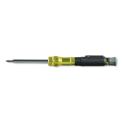 Klein Tools 32614 4-in-1 Electronics Pocket Screwdriver, Phillips/Slotted