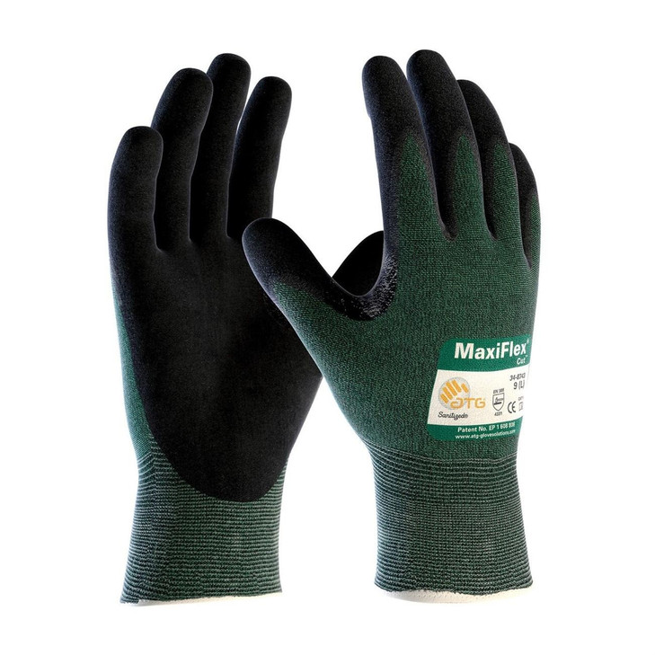 PIP ATG MaxiFlex Cut Resistant Gloves, Item 34-8743, ANSI Cut Level 2, Silicone free, priced and sold by the dozen, Size: M