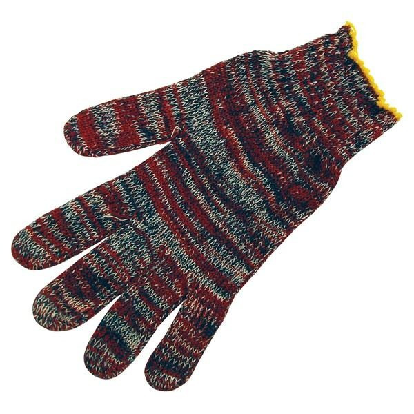 Gloves, Regular Weight, Medium, Cotton Polyester Blend