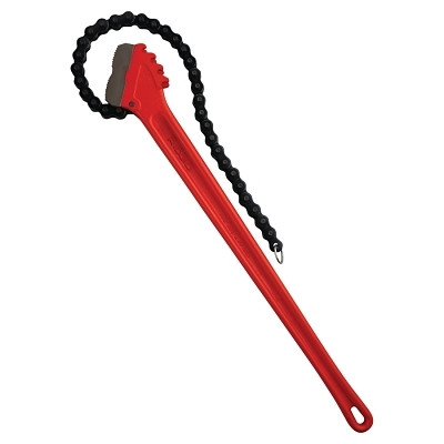 Ridgid 31330 Chain Wrench, 4-1/2 in to 7-1/2 in Opening, 29 in Chain, 36 in OAL