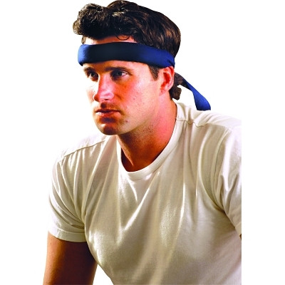 OccuNomix 954018 MiraCool Headbands, Cotton, Navy