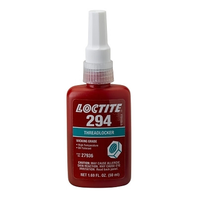 Loctite 232774 294 Threadlockers, Wicking Grade/High Temperature, 50 mL, Green
