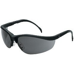 Safety Glasses, Klondike KD1 Series, Gray Lens, Gel Nose