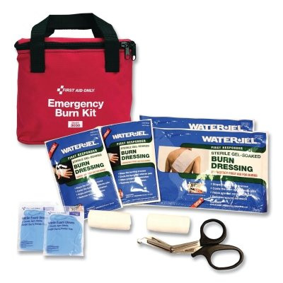 First Aid Only 91264 Enhanced Burn Kits, Nylon Bag, 24 person
