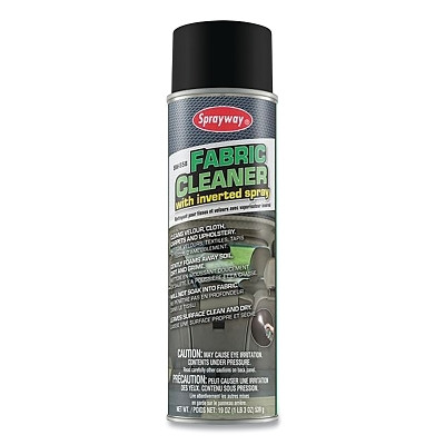 Sprayway SW558 Fabric Cleaners with Inverted Spray, 20 oz Aerosol Can