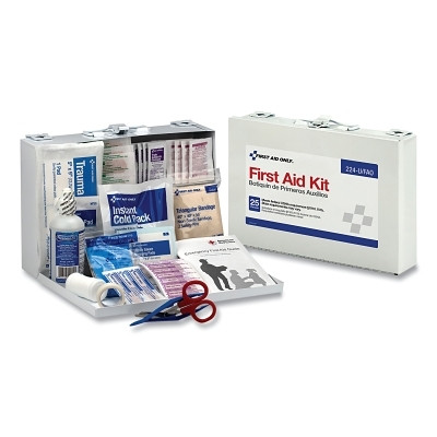 First Aid Only 224UFAO 25 Person First Aid Kit, Metal Case