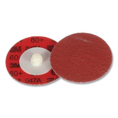 3M 7100077047 Cubitron II Roloc Durable Edge Disc 947A, 2 in dia, TR, R200P, 60+, 25000 RPM, Precision-Shaped Ceramic