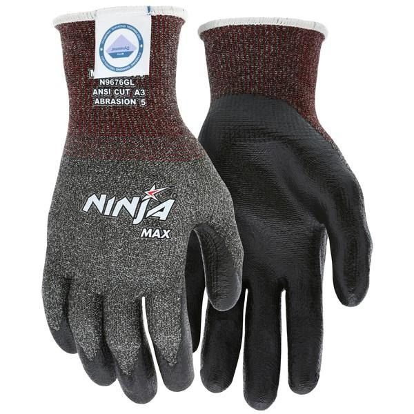 Cut Resistant Gloves, Ninja, Diamond Tech, Small, Black