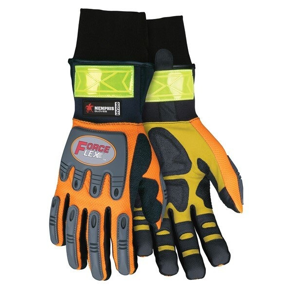 Mechanics Gloves, ForceFlex, 2X-Large, Synthetic