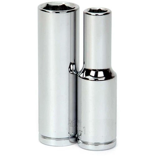 Socket, 3 1/4 Inch OAL, Deep, 1/2 Inch Dr, 9 MM Size