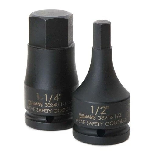 Socket Bit, 3/4 Inch Dr, 1 1/8 Inch Size, Hex, SAE
