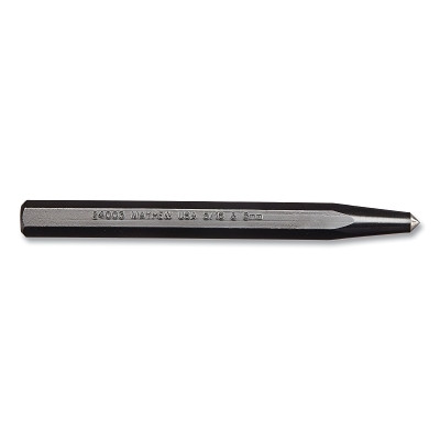 Mayhew Tools 24003 Center Punch - Full Finish, 6 in, 5/16 in Tip, Alloy Steel