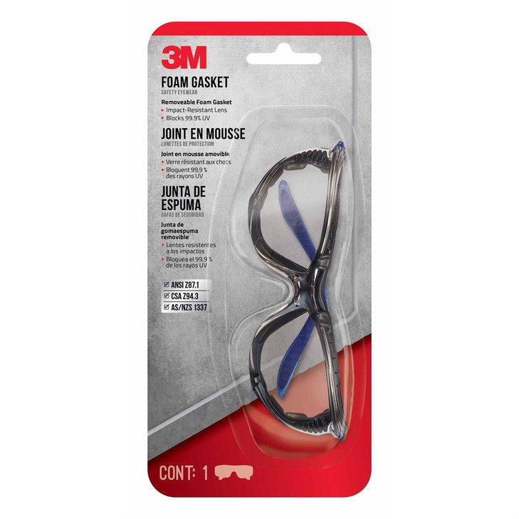 Safety Glasses, Performance, Mirror, Anti-Fog, 6/CS