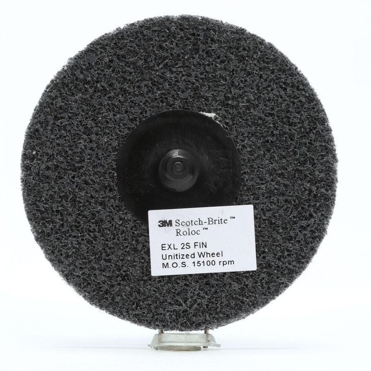 Wheel, Roloc™, XL-UR, Unitized, 3 Inch Dia, Silicon Carbide, 40/CS