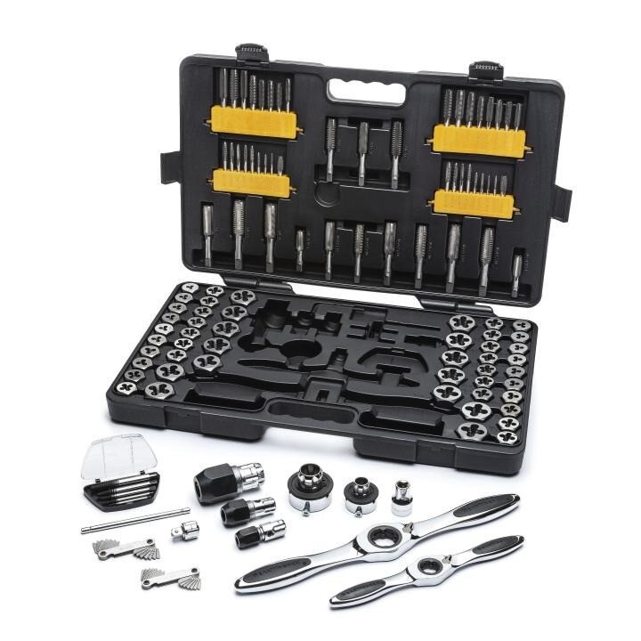 Tap & Die Set, 21.5 Inch OAL, 3.5 Inch OAH, 13.5 Inch OAW