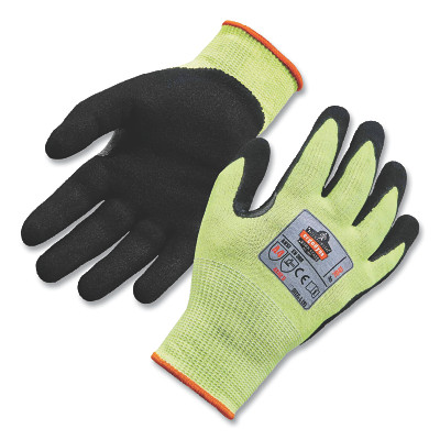 7041 XL LIME HI-VIS NITRILE-COAT LVL 4 CUT GLOVE