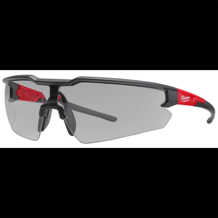 Safety Glasses, Anti-Scratch Gray Lens, +0.00