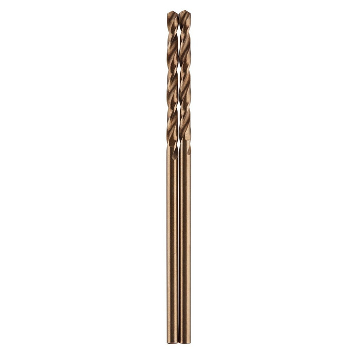 Jobber Drill, 1.5 MM Size, 1.6 Inch L, Cobalt, Bright, Split