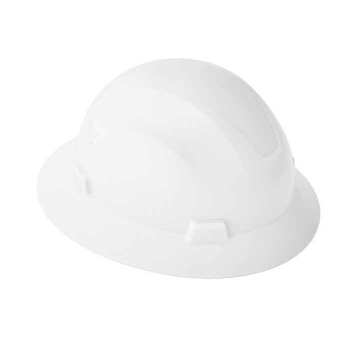 Hard Hat, Advantage, Non-Vented, Full Brim, White