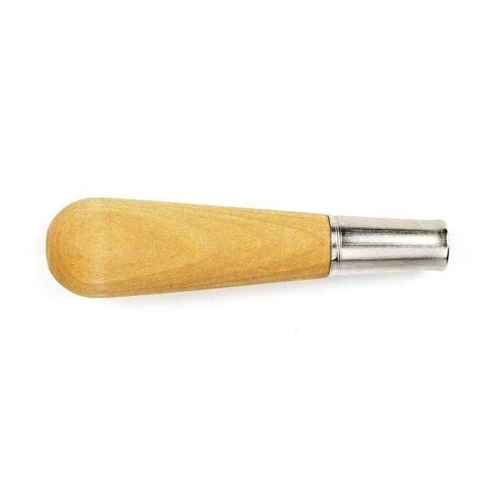 Metal Ferruled Wooden Handle, 3 Handle, 4.125 Inch, Wood