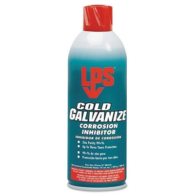 LPS 00516 Cold Galvanize Corrosion Inhibitor, 14 oz Aerosol Can