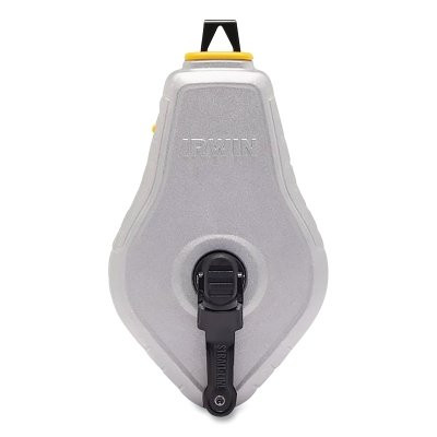 Irwin IWHT48441 STRAIT-LINE Classic Chalk Reel, 100 ft, Aluminum