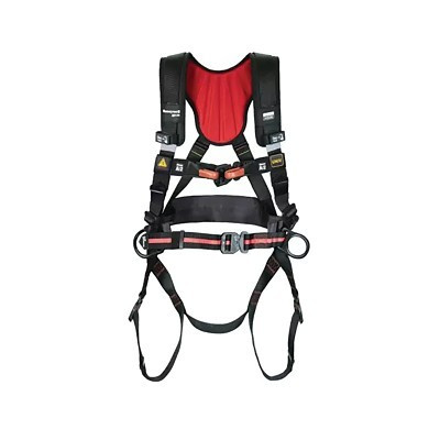 Miller by PIP H5AFC1S2 H500 Arc Flash Harness, Side and Back D-Rings, Universal, Quick Connect Leg and Chest Buckles