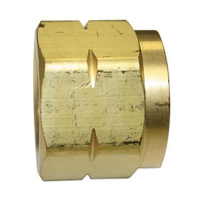 Western Enterprises 82 Regulator Inlet Nut, Hydrogen; Natural Gas, Brass, CGA-350, 0.83 in to 14 NGO, LH Female