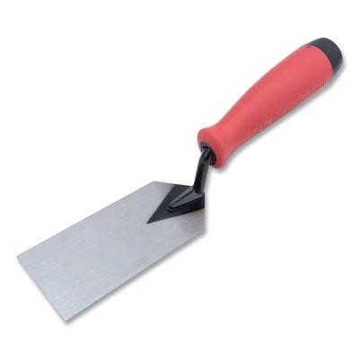 MARSHALLTOWN MTSG52 Margin Trowel, 5 in x 2 in, Steel, Soft Handle