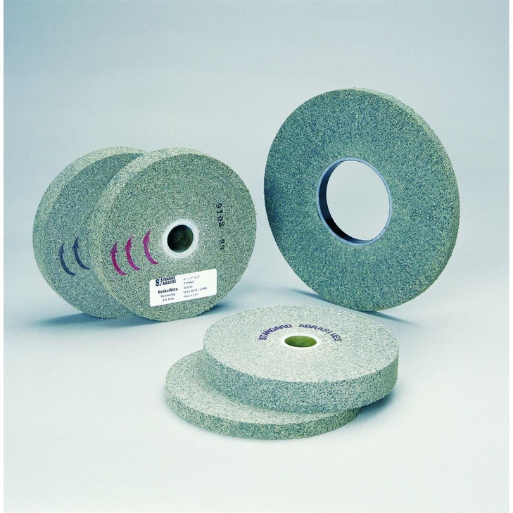 Wheel, Convolute, Deburring, 8 Inch Dia, Silicon Carbide, 2/CS