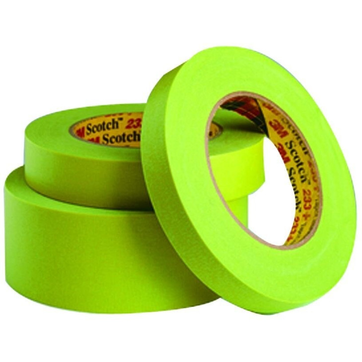 Masking Tape, Performance Masking, Green, 1/4 Inch W, Paper, 96 RL/CS