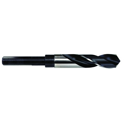 Irwin 91148 Silver and Deming High Speed Steel Fractional 1/2 in Reduced Shank Drill Bit, 3/4 in