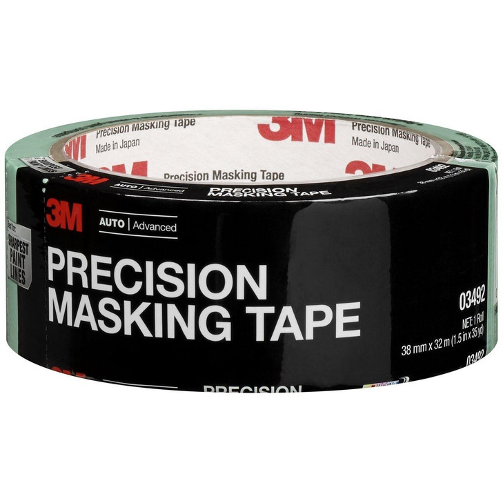 Masking Tape, Precision, 1 1/2 Inch W, 35 yd L, 24 RL/CS