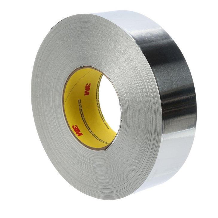 Foil Tape, 2C120, Silver, 3.89 Inch W, 50 yd L, Acrylic, 12 RL/CS