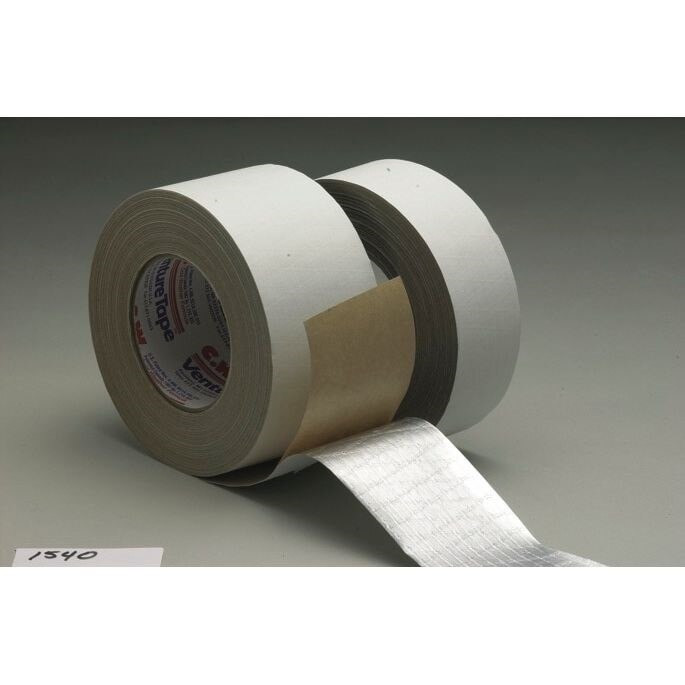Foil Tape, Venture Tape™, 1540CW, White, 3.89 Inch W, 12 RL/CS