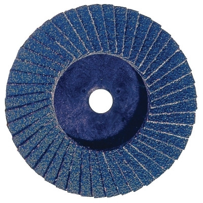 Weiler 50914 Bobcat Flat Style Flap Discs, 3 in, 60 Grit, 20,000 rpm
