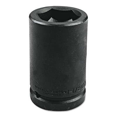 Proto J10024LS Budd-Wheel Deep Impact Sockets, 1 in Drive, 1 1/2 in; 13/16 in, 4 Points