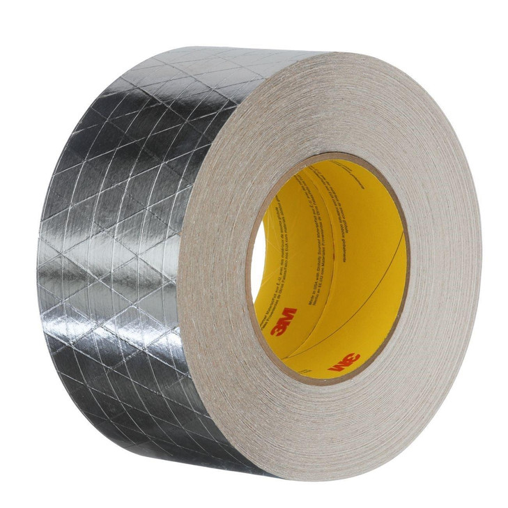 Foil Tape, 2C110, Silver, 2.83 Inch W, 50 yd L, Acrylic, 16 RL/CS