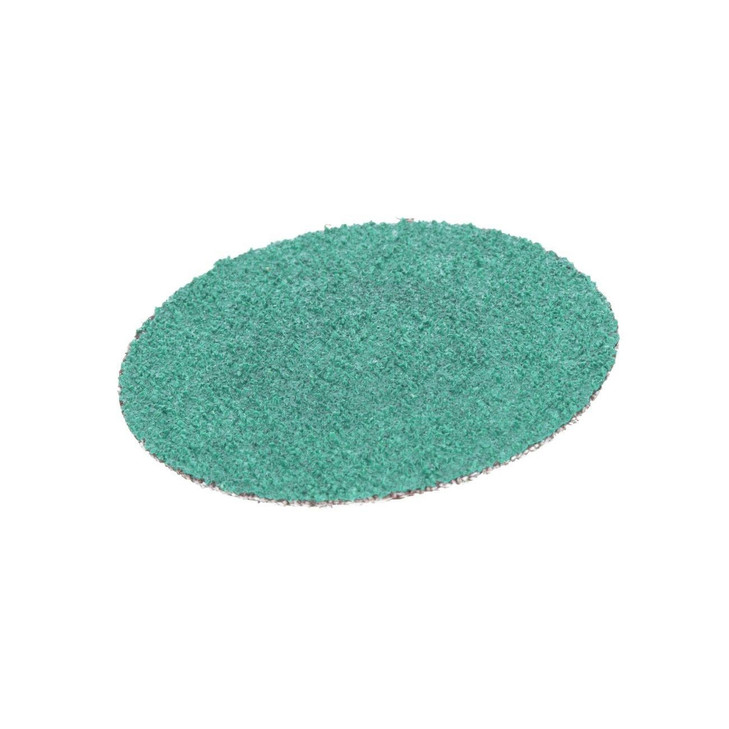 Disc, Green Corps™ Roloc™, 2 Inch Dia, 40 Grit, Ceramic AO, 25/BX, 10 BX/CS