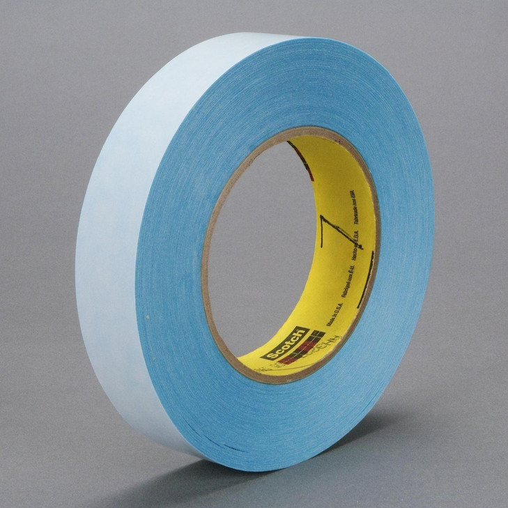 SPA **C002627637** Double Coated Tape, R3227, Blue, 0.95 Inch W, 55 m L, 3 mil, 36 RL/CS