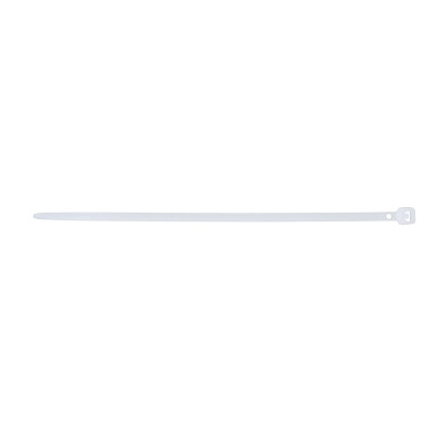 Gardner Bender 46104 Miniature Cable Ties, 18 lb Tensile Strength, 4 in L, Natural, 100/Bag