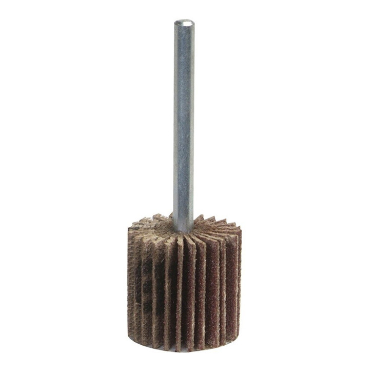 Norton Metalite Flap Wheel, Model: R265, Size: 3"x1"x1/4", Grit: 120, Packaging Qty: 1 per each - 10 per box