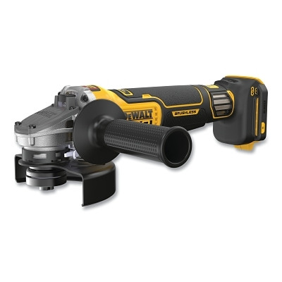 DeWalt DCG410VSB 20V MAX* XR Brushless Cordless Angle Grinder, 4.5 in to 5 in dia, 9000 RPM, Paddle Switch, Variable Speed, Tool Only