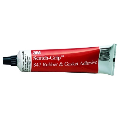 3M 847 Scotch-Grip Rubber Gasket Adhesive 5 Oz Tube Brown