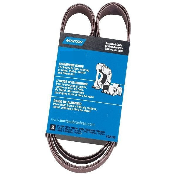 BENCHSTAND BELTS Aluminum Oxide, Size: 6"x48", Type: Fine, GRIT: 120, Packaging Qty: 1