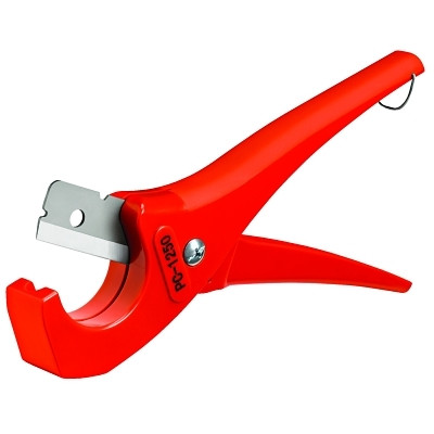 Ridgid 23488 Single Stroke Plastic Pipe and Tubing Cutter, Model PC-1250, 1/8 in to 1-5/8 in Cutting Capacity