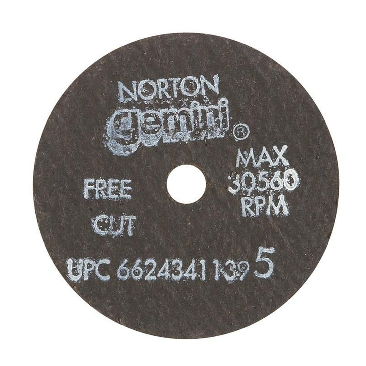 SMALL CUT-OFF BLADES, Type 1 - Metal - Gemini Aluminum Oxide, Size: 2 x 1/16 x 1/4, Maximum RPM: 30560