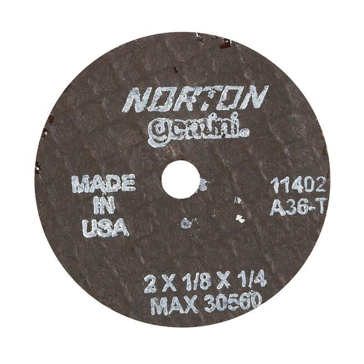 SMALL CUT-OFF BLADES, Type 1 - Metal - Gemini Aluminum Oxide, Size: 2 x 1/8 x1/4, Maximum RPM: 30560