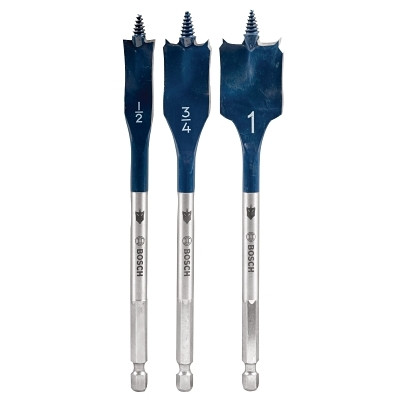 Bosch DSB5003 Daredevil 3-Piece Spade Bit Set in Clamshell